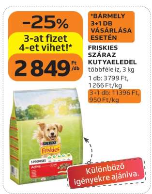 Friskies száraz kutyaeledel