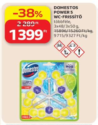 DOMESTOS POWER 5 WC-FRISSÍTŐ