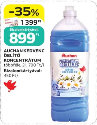 Auchan Kedvenc Öblítő Koncentrátum