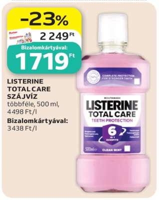 LISTERINE TOTAL CARE SZÁJVÍZ