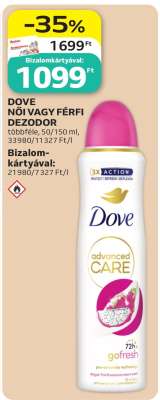 DOVE NŐI VAGY FÉRFI DEZODOR