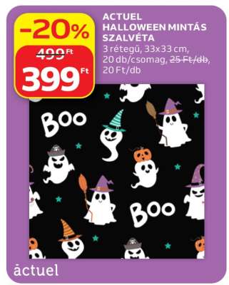 ACTUEL HALLOWEEN MINTÁS SZALVÉTA