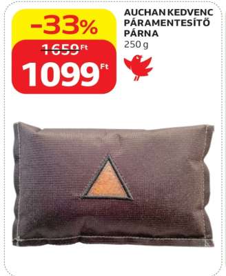 AUCHAN KEDVENC PÁRAMENTESÍTŐ PÁRNA
