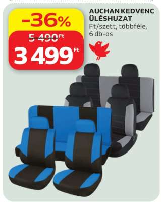 AUCHAN KEDVENC ÜLÉSHUZAT