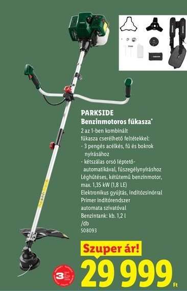 PARKSIDE Benzinmotoros fűkasza