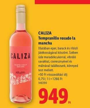 CALIZA Tempranillo Rosado La Mancha*