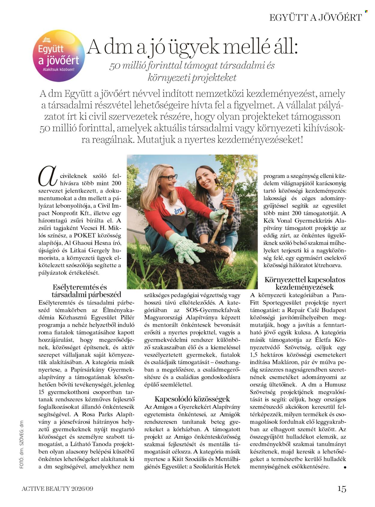 dm drogerie markt akciós újságok. Oldal 15