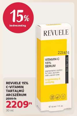 REVUELE 15% C-VITAMIN TARTALMÚ ARCSZÉRUM