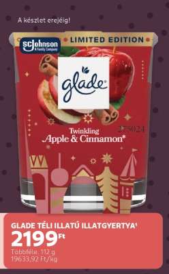 GLADE TÉLI ILLATGYERTYA