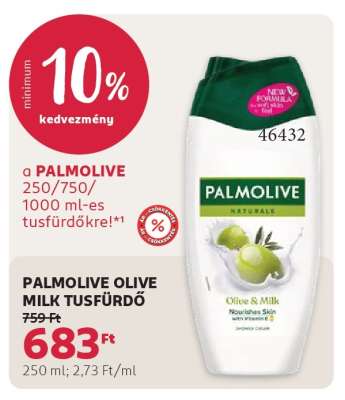 PALMOLIVE OLIVE MILK TUSFÜRDŐ