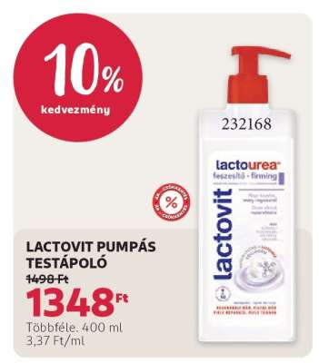 LACTOVIT PUMPÁS TESTÁPOLÓ