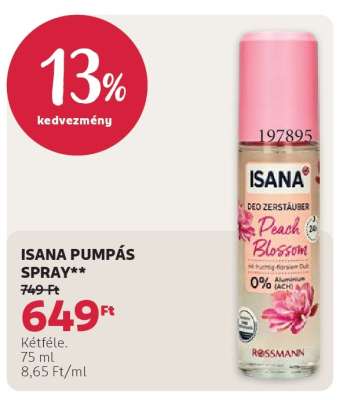 ISANA PUMPÁS SPRAY