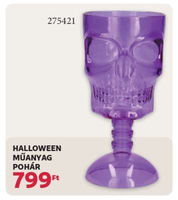 HALLOWEEN MŰANYAG POHÁR