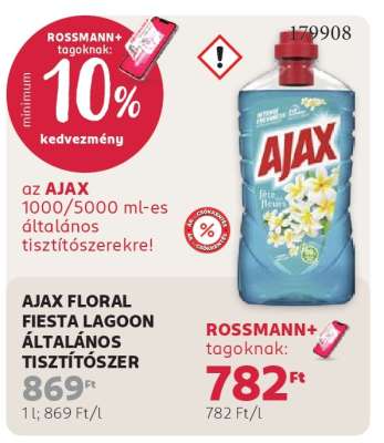 AJAX FLORAL FIESTA LAGOON ÁLTALÁNOS TISZTÍTÓSZER