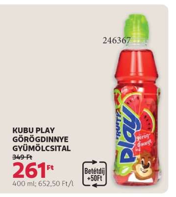 KUBU PLAY GÖRÖGDINNYE GYÜMÖLCSITAL