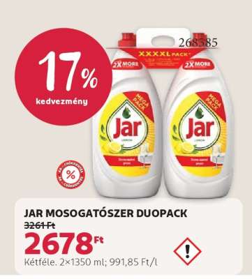 JAR Mosogatószer Duopack