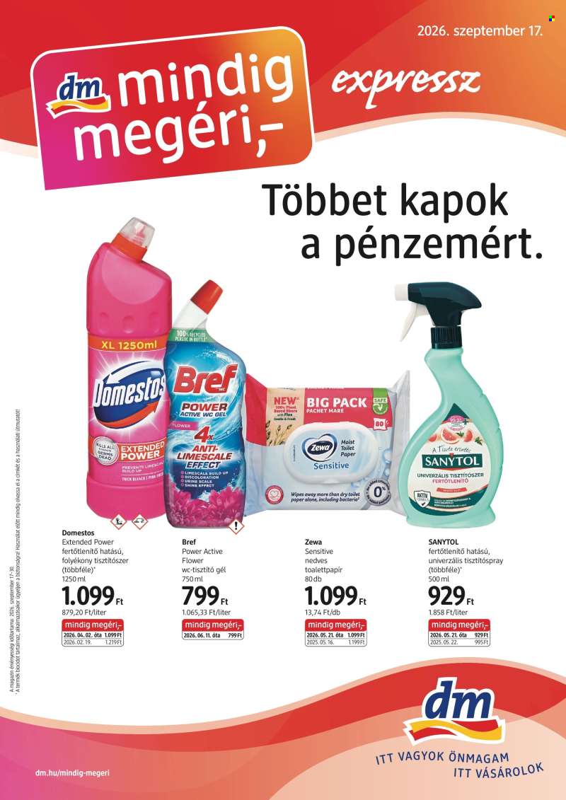Újság dm drogerie markt - 2026.09.17 - 2026.09.30.