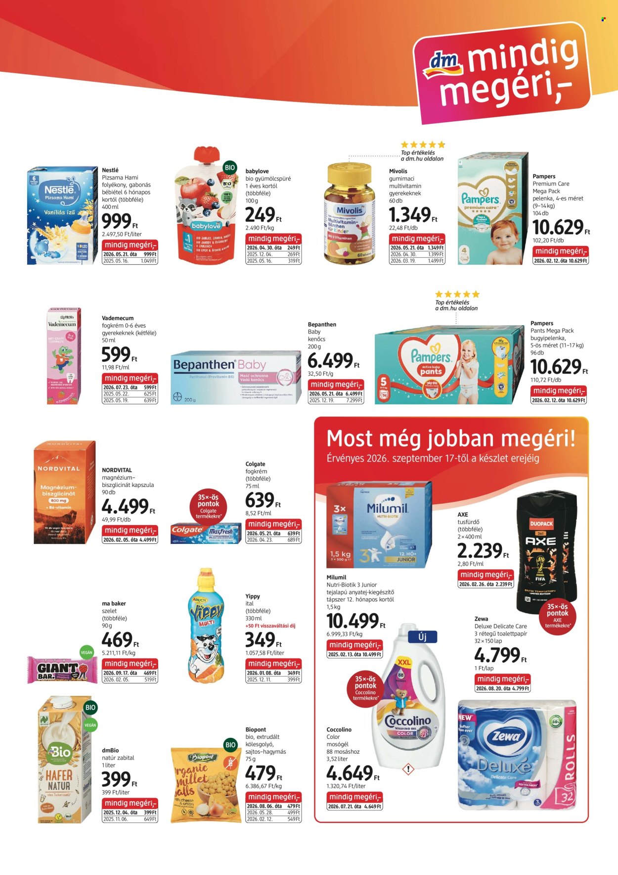 dm drogerie markt akciós újságok - 2026.09.17 - 2026.09.30. Oldal 3