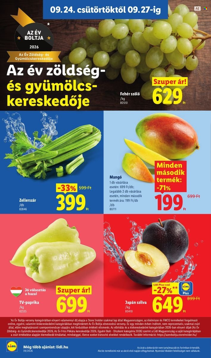 Lidl akciós újságok - 2026.09.24 - 2026.09.30. Oldal 2
