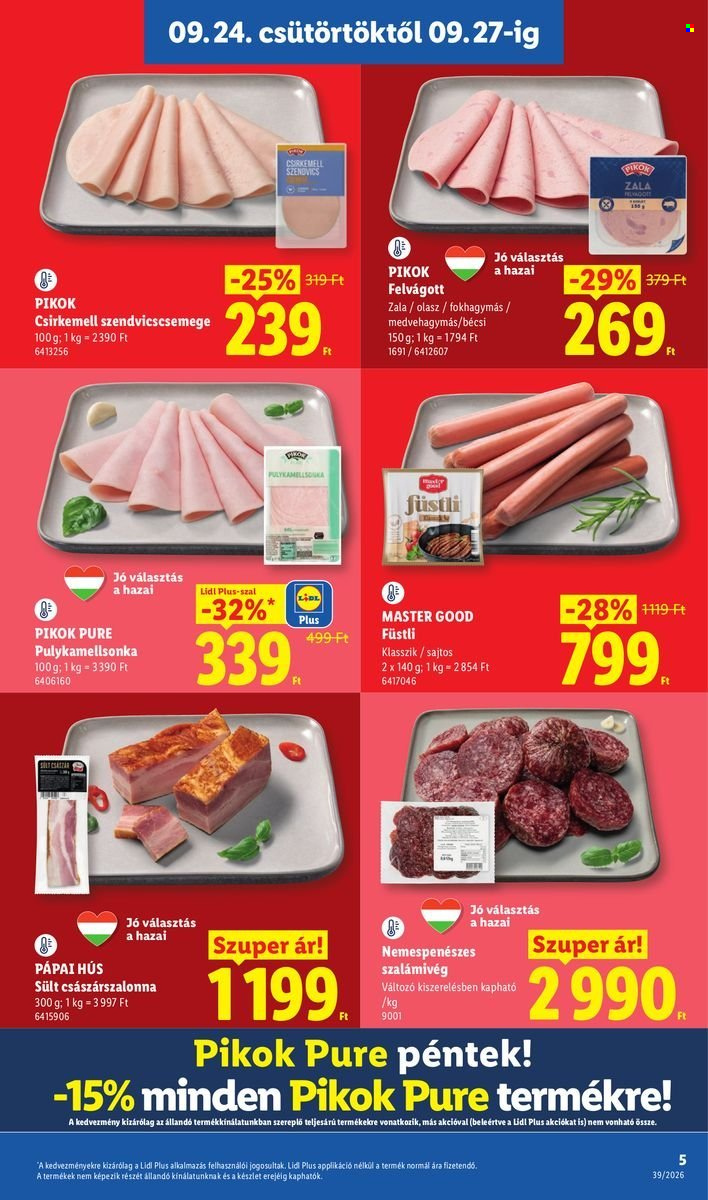 Lidl akciós újságok - 2026.09.24 - 2026.09.30. Oldal 5