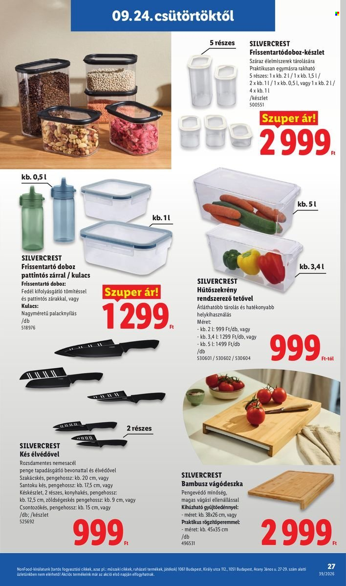 Lidl akciós újságok - 2026.09.24 - 2026.09.30. Oldal 27