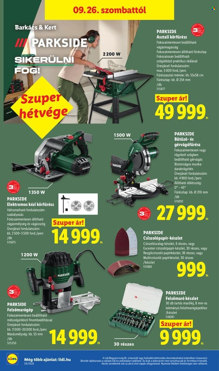 Lidl akciós újságok - 2026.09.24 - 2026.09.30. Oldal 38