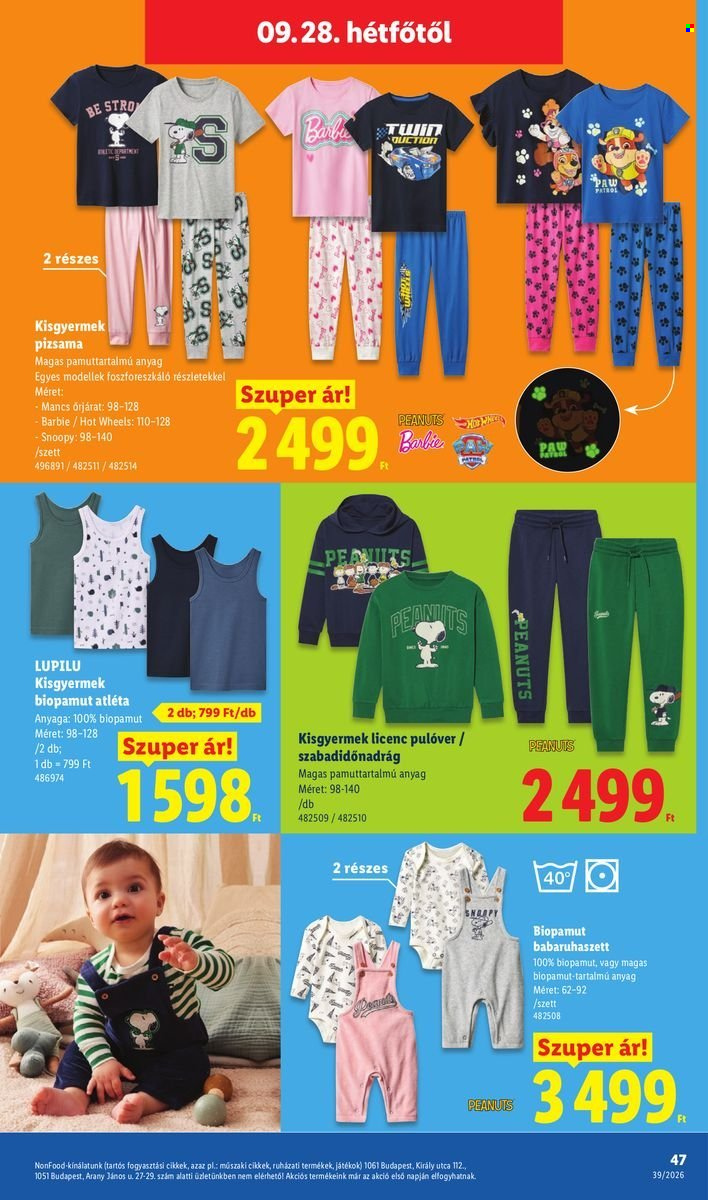 Lidl akciós újságok - 2026.09.24 - 2026.09.30. Oldal 47