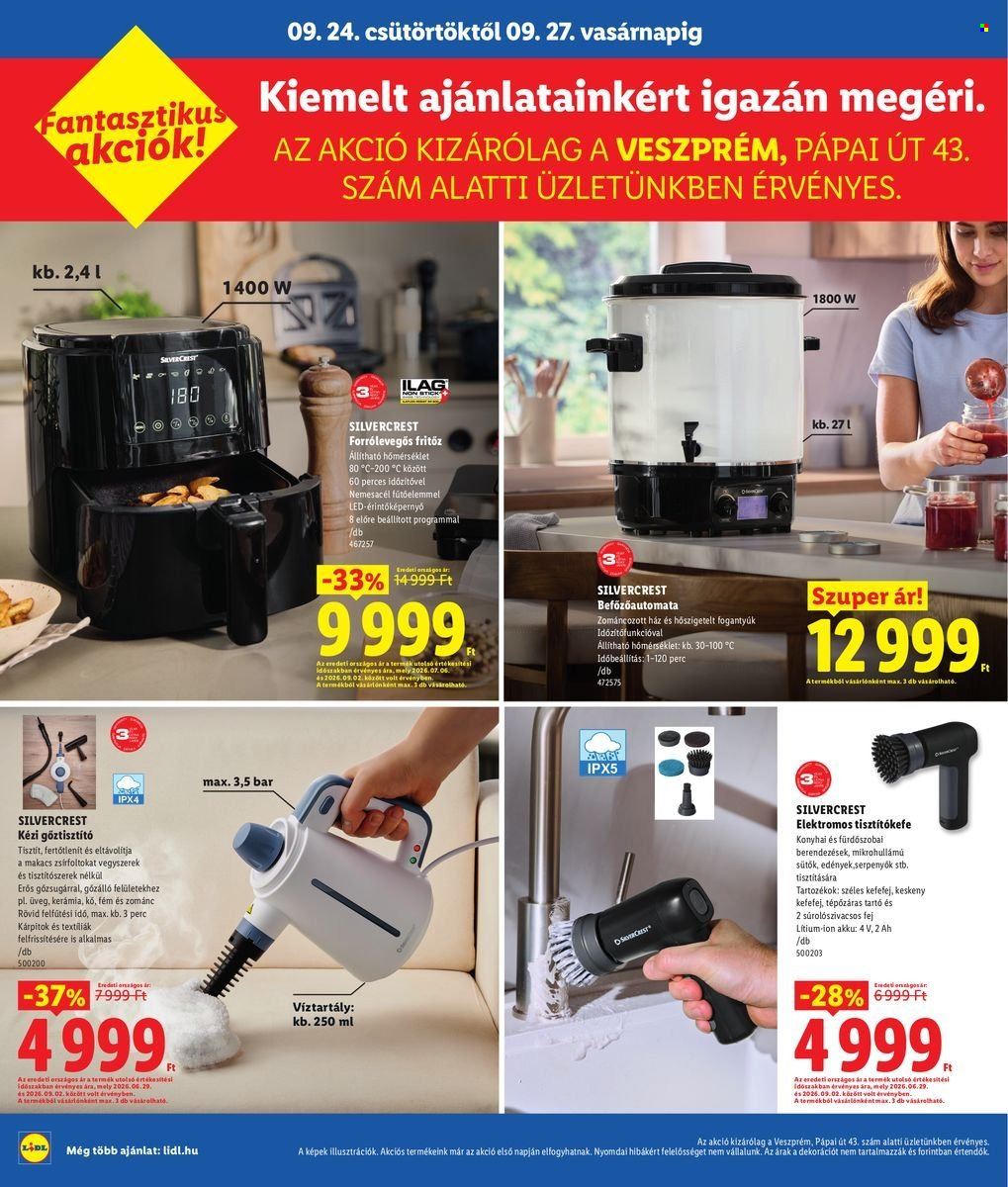 Lidl akciós újságok - 2026.09.24 - 2026.09.27. Oldal 8
