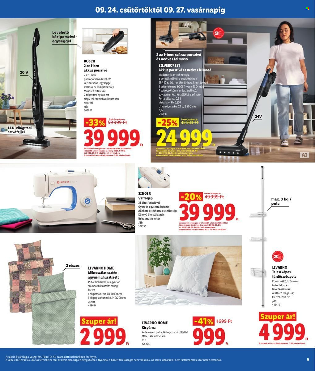 Lidl akciós újságok - 2026.09.24 - 2026.09.27. Oldal 9