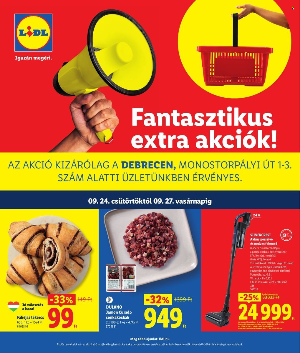 Lidl akciós újságok - 2026.09.24 - 2026.09.27. Oldal 1