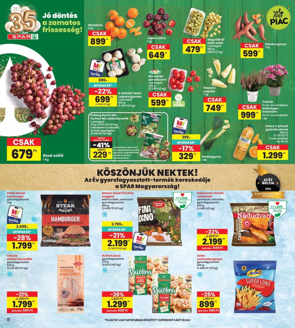 INTERSPAR akciós újságok - 2026.09.24 - 2026.09.30. Oldal 8