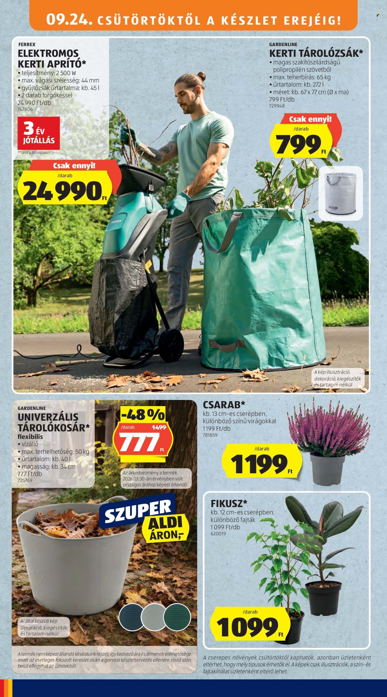 Aldi akciós újságok - 2026.09.24 - 2026.09.30. Oldal 2