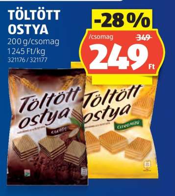 TÖLTÖTT OSTYA