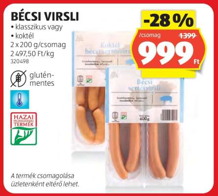 Bécsi virsli