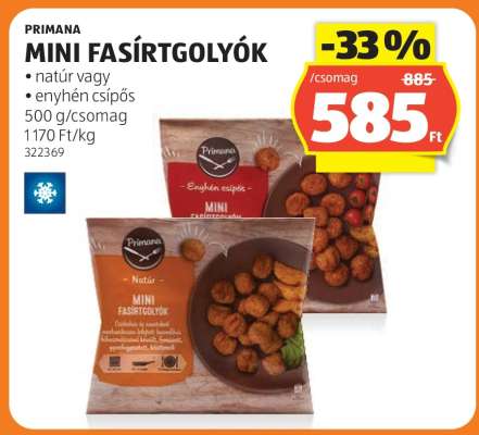 Primana Mini Fasírtgolyók