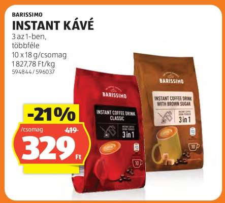 BARISSIMO INSTANT KÁVÉ