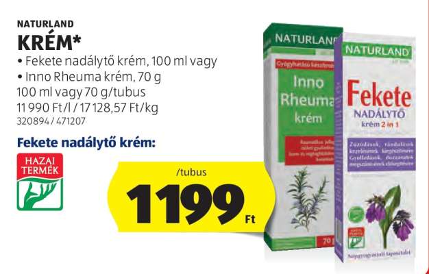 Naturland Krém