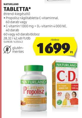 NATURLAND TABLETTA