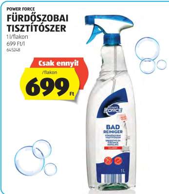POWER FORCE FÜRDŐSZOBAI TISZTÍTÓSZER