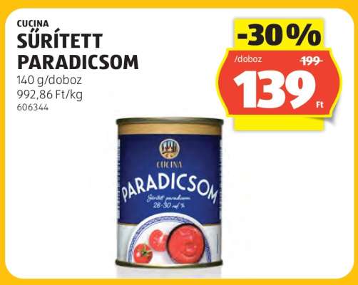 Cucina Sűrített Paradicsom