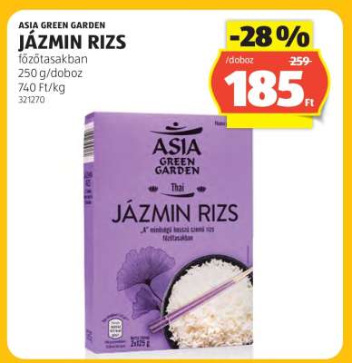 ASIA GREEN GARDEN JÁZMIN RIZS