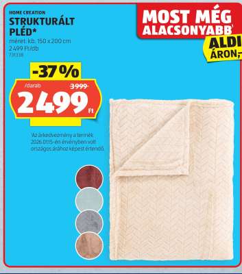 HOME CREATION STRUKTURÁLT PLÉD