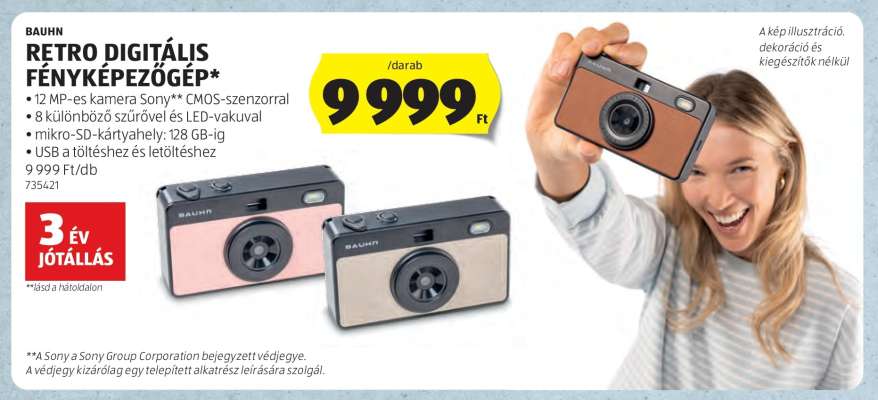 BAUHN Retro Digitális Fényképezőgép