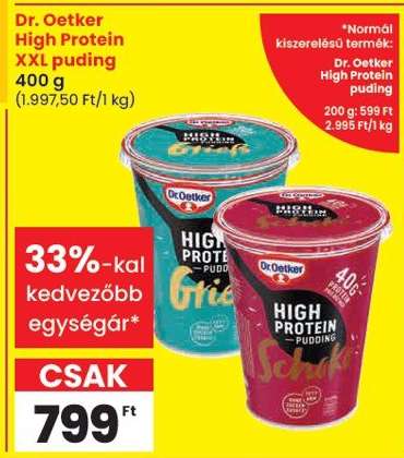 Dr. Oetker High Protein XXL puding