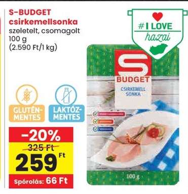 S-BUDGET csirkemellsonka