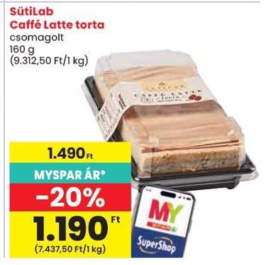 SütiLab Caffé Latte torta