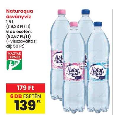 NATURAQUA ÁSVÁNYVÍZ