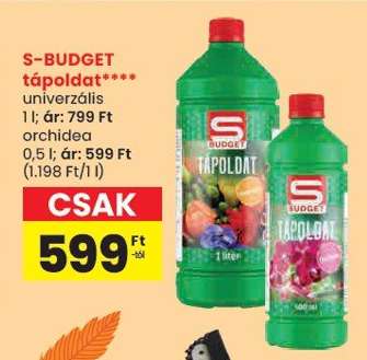 S-BUDGET tápoldat