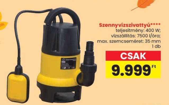 Szennyvízszivattyú
