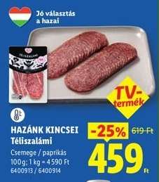 HAZÁNK KINCSEI Téliszalámi